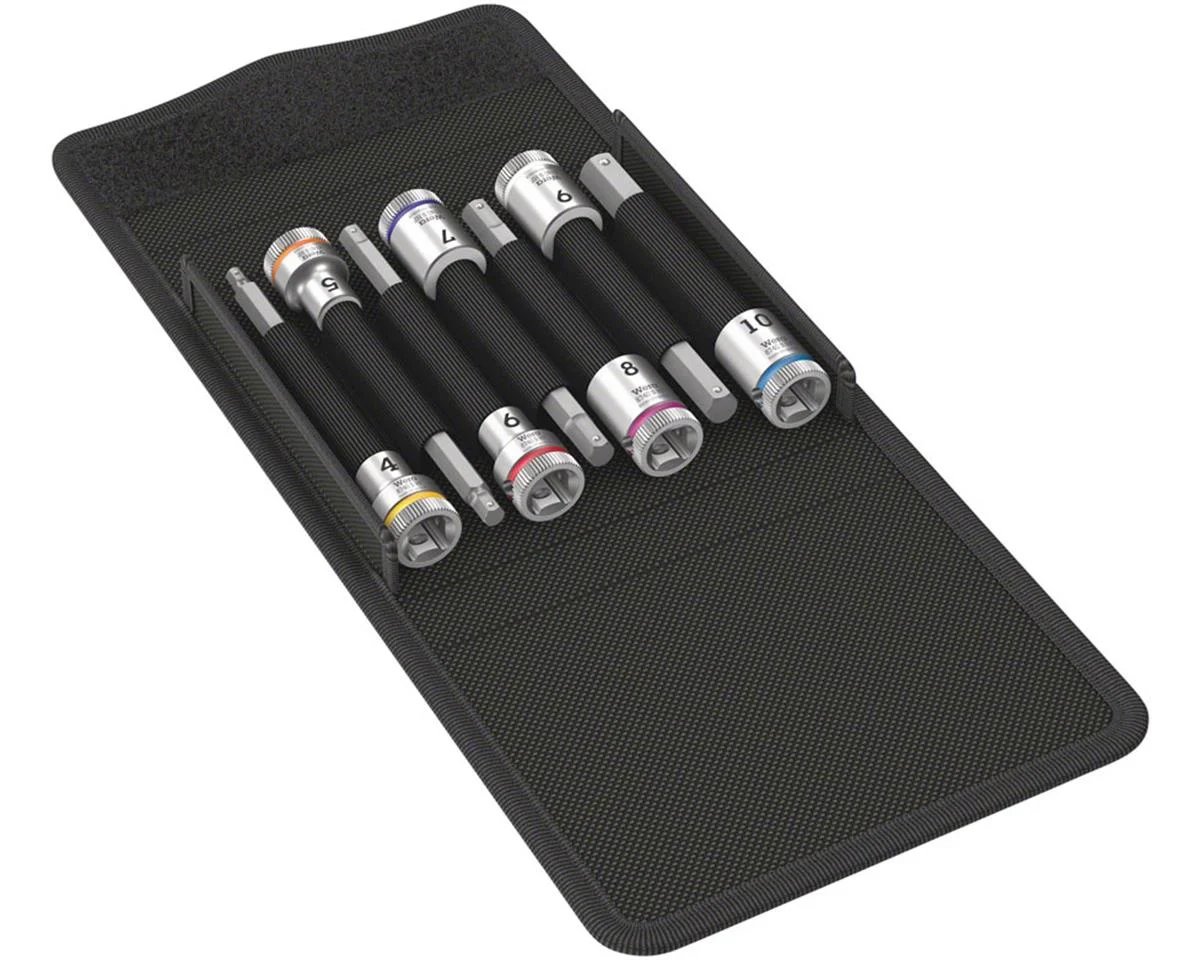 Wera 8740 B HF 1 Zyklop Bit Socket Set With Holding Function (3/8" Drive)
